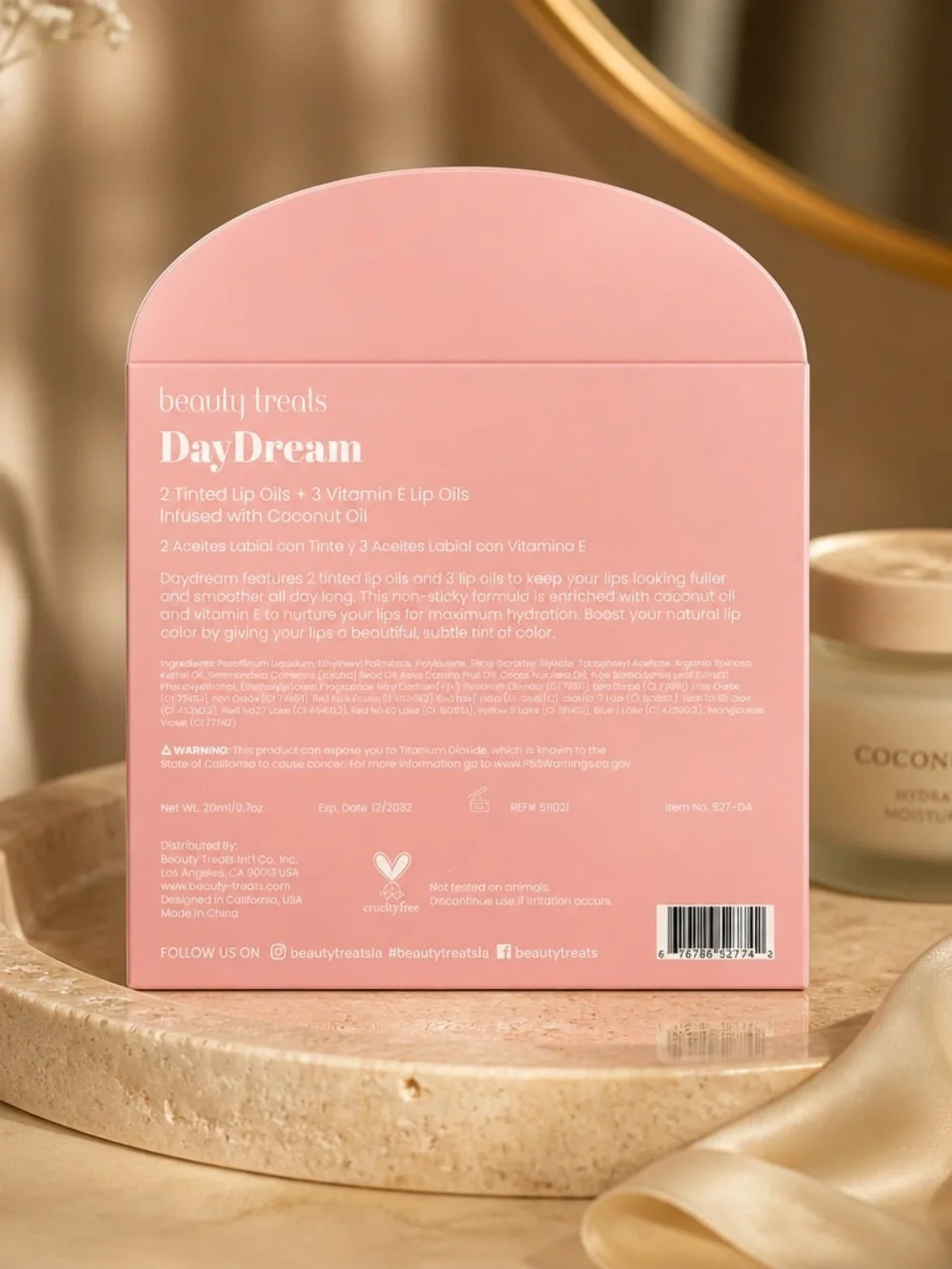 Beauty Treats DayDream Tinted Lip Oil Set 5 Pc New Sealed